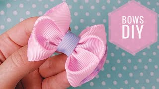 Hair bow tutorial / Hair Bows / Bow rubber band / Hair Bows for Girls