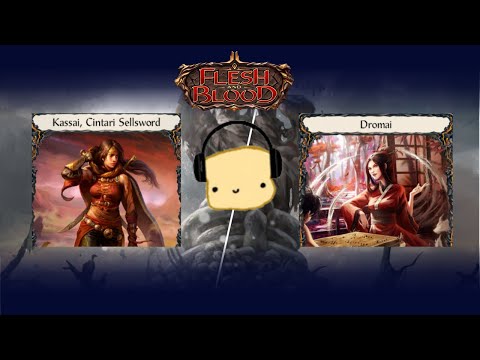 Newbie play Flesh and Blood TCG Blitz [Deck: Dromai] ... CLOSE!!! - Day 19