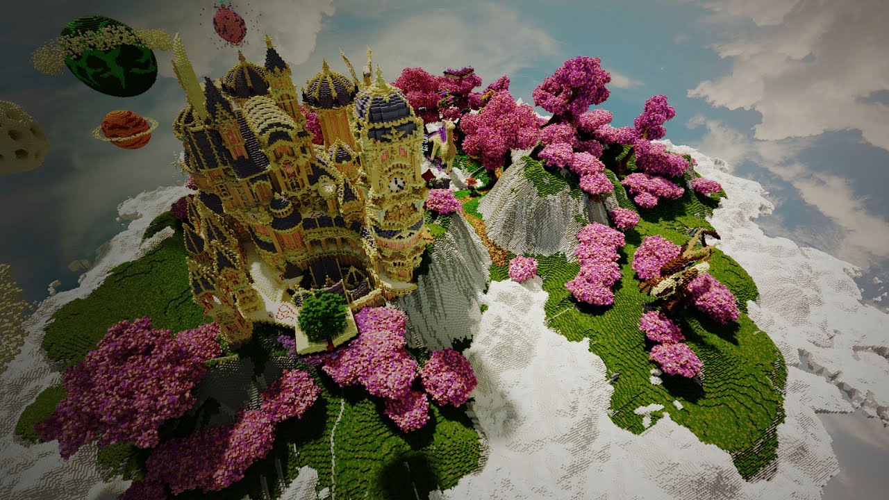 A Lunar Dream - An Epic Minecraft Build by Everbloom Studios - YouTube