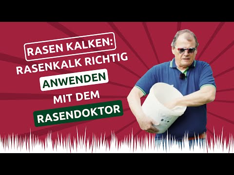 🌱 Rasen kalken - Rasenkalk richtig anwenden mit dem Rasendoktor