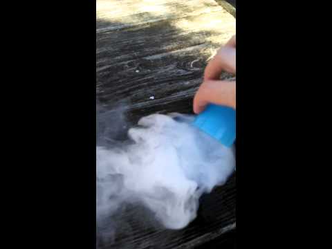 Pouring Dry Ice Vapor