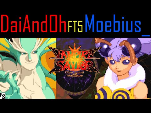 Vampire Savior - DaiAndOh [Aulbath] vs Moebius_ [Q-Bee] (Fightcade FT5)