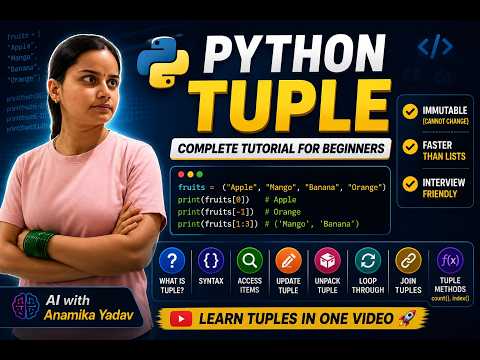 Learn Python Tuple In One Video Complete Python Tuple Tutorial For Beginners