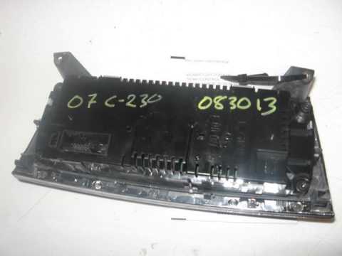 2007 Mercedes C230 Temperature Climate/AC heater control GOOD SHAPE ID 2038304285 - mbiparts.... OEM