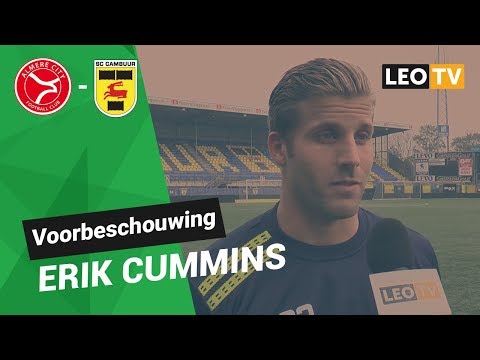 Voorbeschouwing Erik Cummins Almere City FC - SC Cambuur