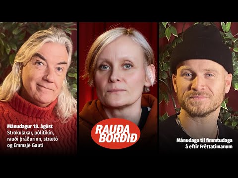 Strokulaxar, pólitíkin, rauði þráðurinn, strætó og Emmsjé Gauti