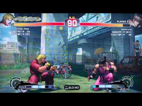SSF4 AE 2012: it-s_show_time (Ken) vs waterura (Guy)