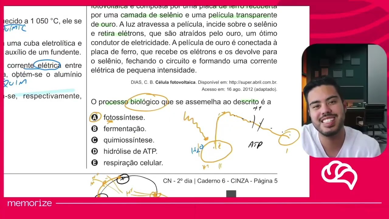 Resolução em Vídeo — Questão 108 ENEM 2017 PPL