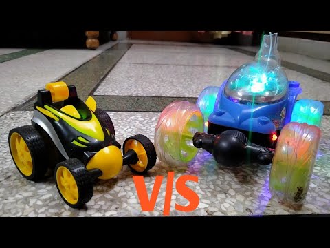 Mini Rc Stunt Car Vs Big Rc Stunt Car! Remote Control Stunt Car