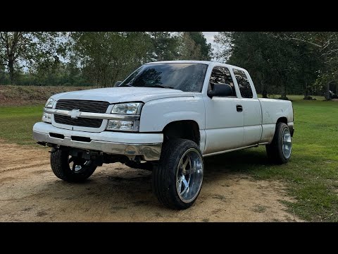 Lifted 2wd Silverado walk around