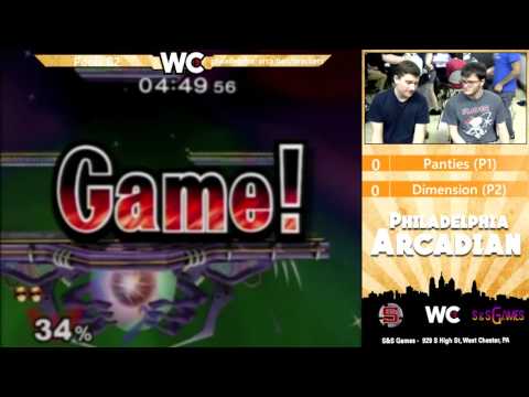 The Philadelphia Arcadian: Panties (Falcon) vs Dimension (Marth) - Pools