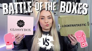 BATTLE OF THE BOXES 🥊 GLOSSYBOX VS LOOKFANTASTIC 6 MONTHS REVIEW | MISS BOUX