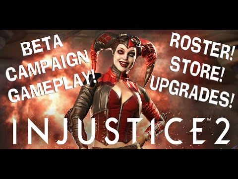 Injustice 2 iOS Beta Gameplay Pt 2! Campaign, Roster and Store!