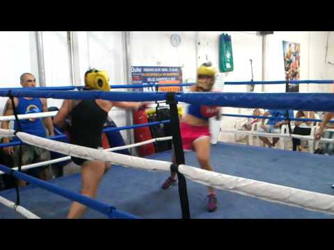 Andrea Segovia Box Pelea Exhibicion Round 2