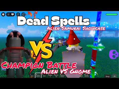 ALIEN SAMURAI vs CHAMPION GNOME ⚔️ Raygun Barrage vs Mythical Shield!