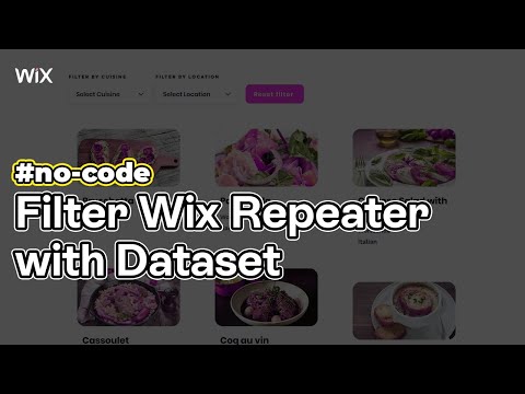Filter Wix Repeater With Dropdown Connected To Dataset Beginner Friendly No Code