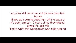 What&#39;s Left Of A Small Town - Brantley Gilbert (Lyrics On Screen)