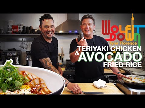 Teriyaki Chicken with Avocado Fried Rice