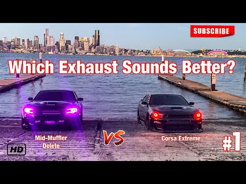 MID MUFFLER DELETE VS CORSA EXTREME (exhaust comparison)