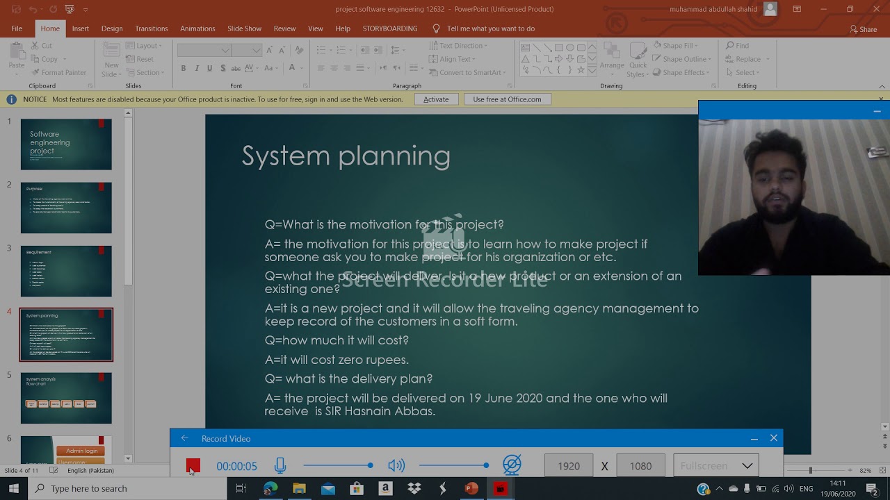 Software engineering project presentation (part 2)