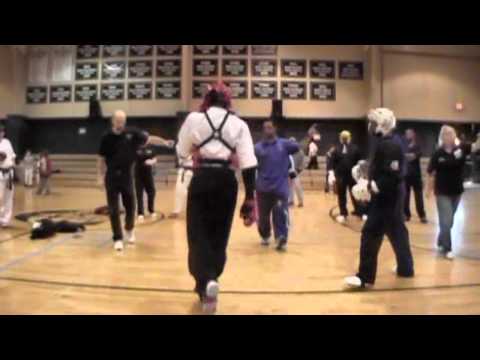 2011 IKC Challenge Adult Sparring S. Johnson vs B. McDowell