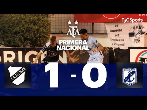 All Boys 1-0 Brown (PM) | Primera Nacional | Fecha 34