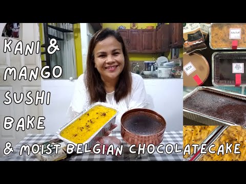 SUSHI BAKE & MOIST BELGIAN CHOCOLATE CAKE BY ERIS FOOD REVIEW