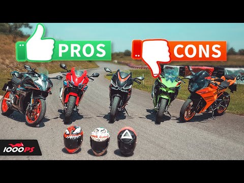 A2 Einsteiger Supersport Motorräder im Vergleich 2024 - Welche ist die Beste?