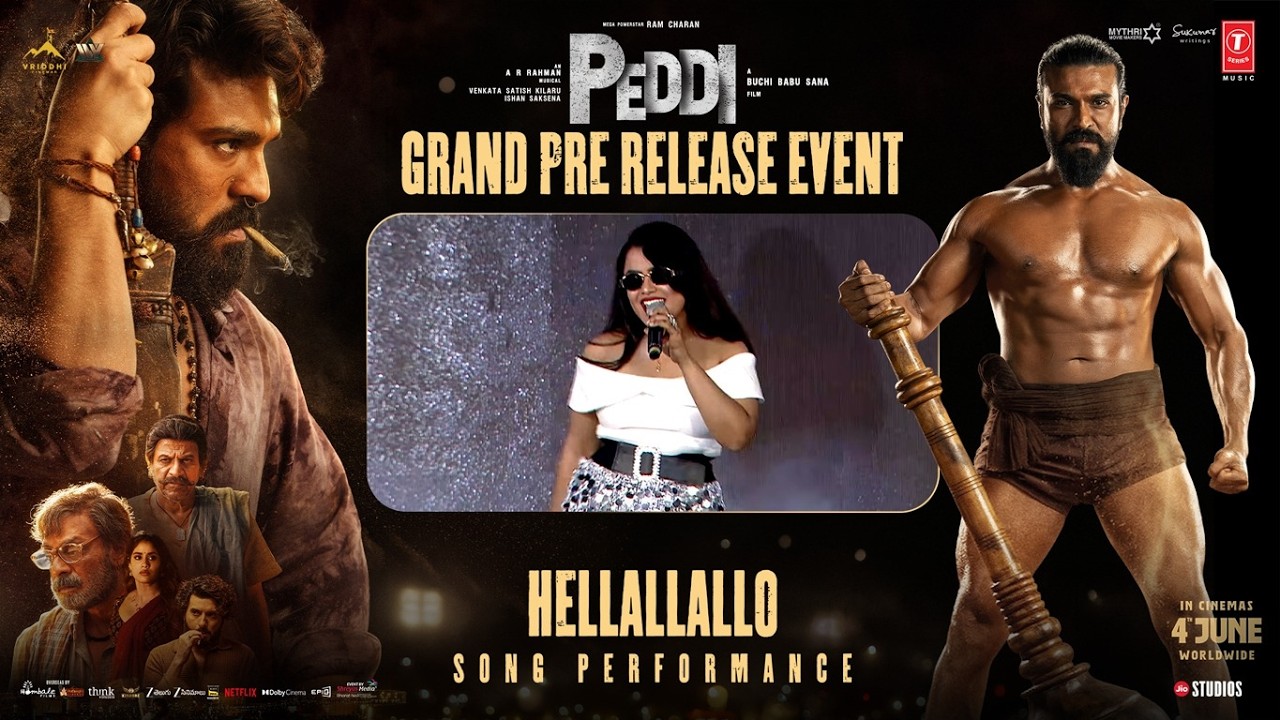 PEDDI: Hellallallo (Live at Peddi Ki Awaaz) | Ram Charan | Janhvi Kapoor | AR Rahman | Heer