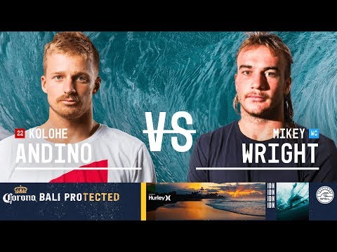 Kolohe Andino vs. Mikey Wright - Round Two, Heat 3 - Corona Bali Protected 2018