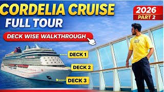India's Luxury Cruise - Cordelia Full Tour part -2 | Deck Wise Detailed Review 2026 Final chapter 