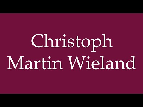 How to Pronounce ''Christoph Martin Wieland'' Correctly in German