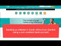 Sending A South African Ewallet From Outside South Africa Using A Non Reisdent Bank Account
