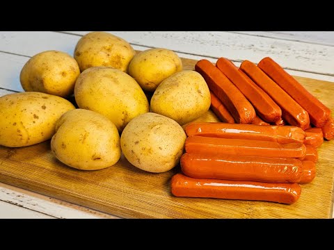 LUNCH/DINNER WITH POTATOES AND SAUSAGE | Easy, simple and delicious recipe