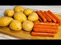 LUNCH DINNER WITH POTATOES AND SAUSAGE Easy Simple And Delicious Recipe