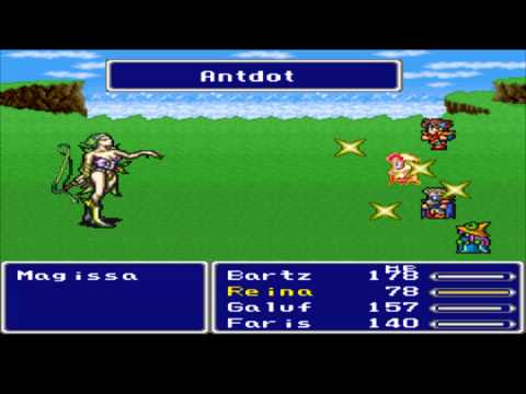 Final Fantasy 5 HD Walkthrough Part 10: The Last Dragon Final