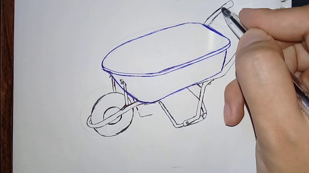 Dibujo rápido de una carretilla