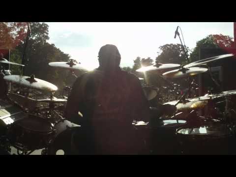 Jason Bittner w/ANTHRAX "I Am The Law" Rockstar MAYHEM Festival Saratoga, NY 7/31/12 Pt. 7