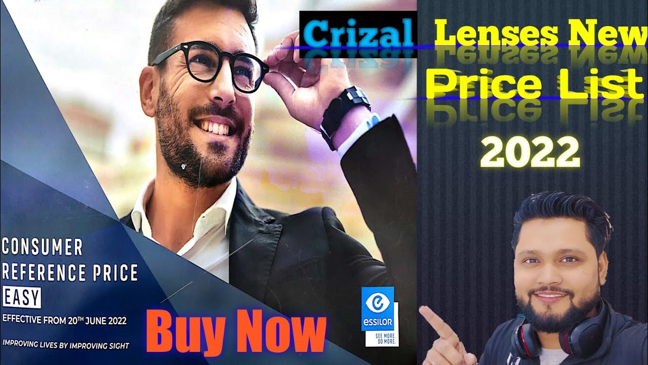 Crizal lenses price list 2022 | Essilor Lenses Price List 2022 | Crizal Rock | Crizal Easy Pro 🕶️👓