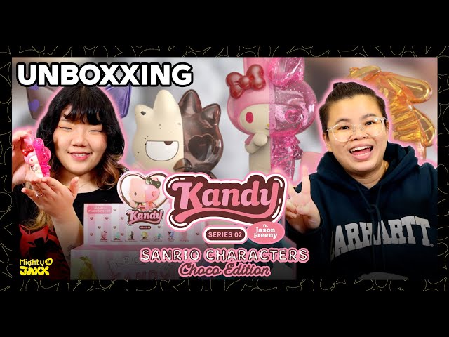 Vídeo relacionado con Mighty Jaxx Kandy X Sanrio Edición Choco con Jason Freeny Figuritas coleccionables de Juguete en Caja Sorpresa. Un Paquete: Contiene una Figura aleatoria