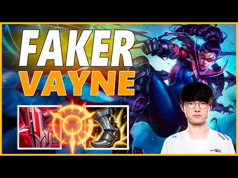 ⚡FAKER VAYNE MID GAMEPLAY⚡SEASON 12 LEAGUE OF LEGENDS