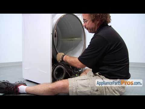 Duet Dryer Drum Support Roller (part #WPW10314173) - How To Replace