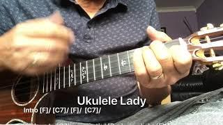 Ukulele Lady Singalong (Scrolling chords and lyrics)