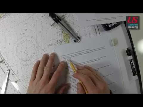 Captain License Chart Navigation – Compass Course Made Good Practice Problem 1