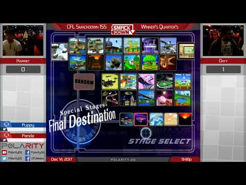 CFL Smackdown 155 Melee - Harriet (Fox) vs Oaty (Peach) - Winners Quarters