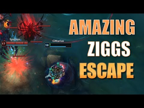 Amazing Ziggs Escape - Random League of Legends Montage