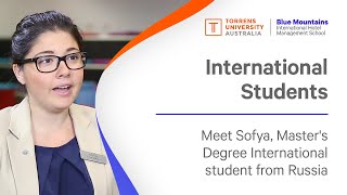 Russian international student Sofya's experience studying a Master's Degree at BMIHMS