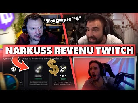 NARKUSS DÉVOILE SES REVENUS TWITCH - Best of LoL #384 Réactions