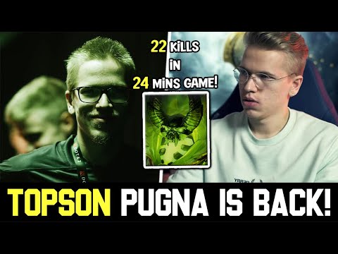 You know it's serious game when TOPSON last pick his Signature Hero "PUGNA" - EZ Farming Heroes!