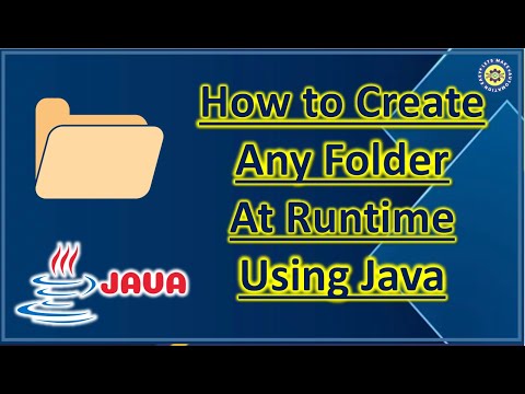 How To Create Any Folder At Runtime Using Java